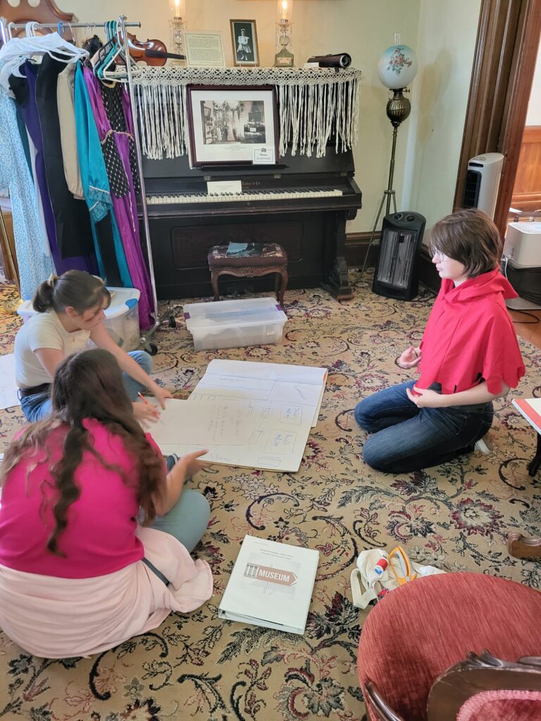 Students from Shelton Murphey Johnson House (SJM House)  in Eugene, Oregon, set out to answer in a pilot program of their Museum Career Intensive Summer Camp work on their exhibit plans.